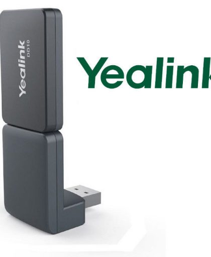 Thiết bị Yealink DECT dongle DD10K cho phép T41S / T42S hoạt động đồng thời với hệ thống Yealink DECT như một chiếc điện thoại sau khi ghép nối với trạm gốc Yealink W60B DECT IP