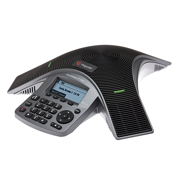 Polycom IP 5000 điện thoại hội nghị cung cấp hội nghị khá rõ ràng gọi cho phòng họp nhỏ và văn phòng điều hành