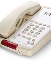 Điện thoại khách sạn Scitec Aegis-5S-08 Single Line Speakerphone Hotel Phone 5 Button Ash 88051