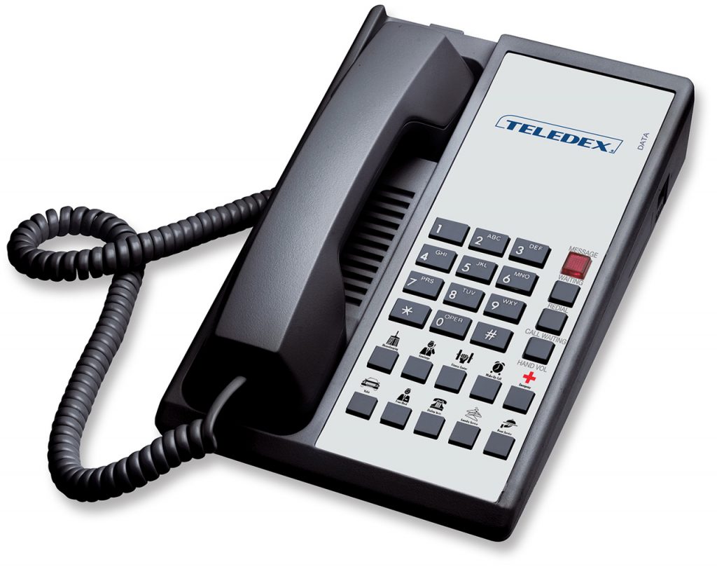 Điện thoại Teledex CDIA652391 màu đen